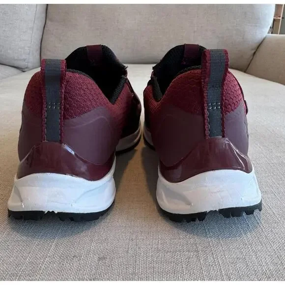 Brand New TIEM Slipstream Spin Cycling Shoes Burgundy Size 8 – Cleats Included - Picture 5 of 8